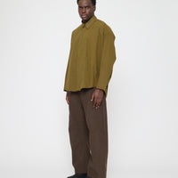 Cocoon Dress Shirt - FW26 - Kelp