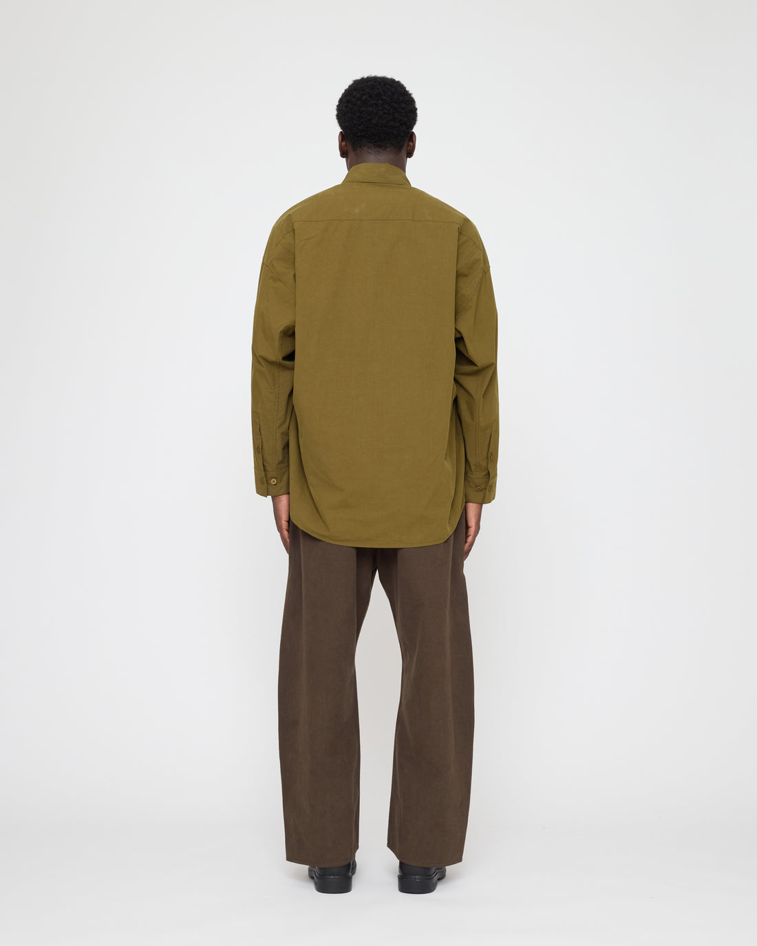 Cocoon Dress Shirt - FW26 - Kelp