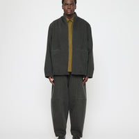 Open Short Coat - FW26 - Washed Black