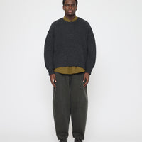 Chunky Poet Sleeves Sweater - FW26 - Charcoal