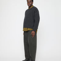 Chunky Poet Sleeves Sweater - FW26 - Charcoal