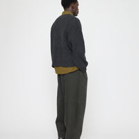 Chunky Poet Sleeves Sweater - FW26 - Charcoal