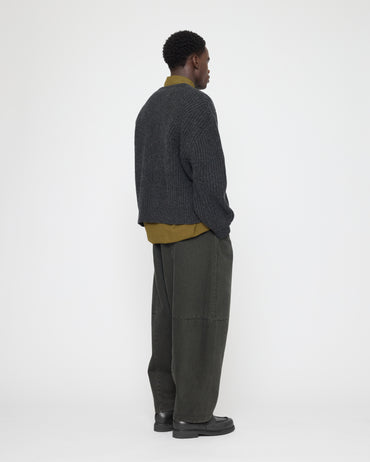 Chunky Poet Sleeves Sweater - FW26 - Charcoal