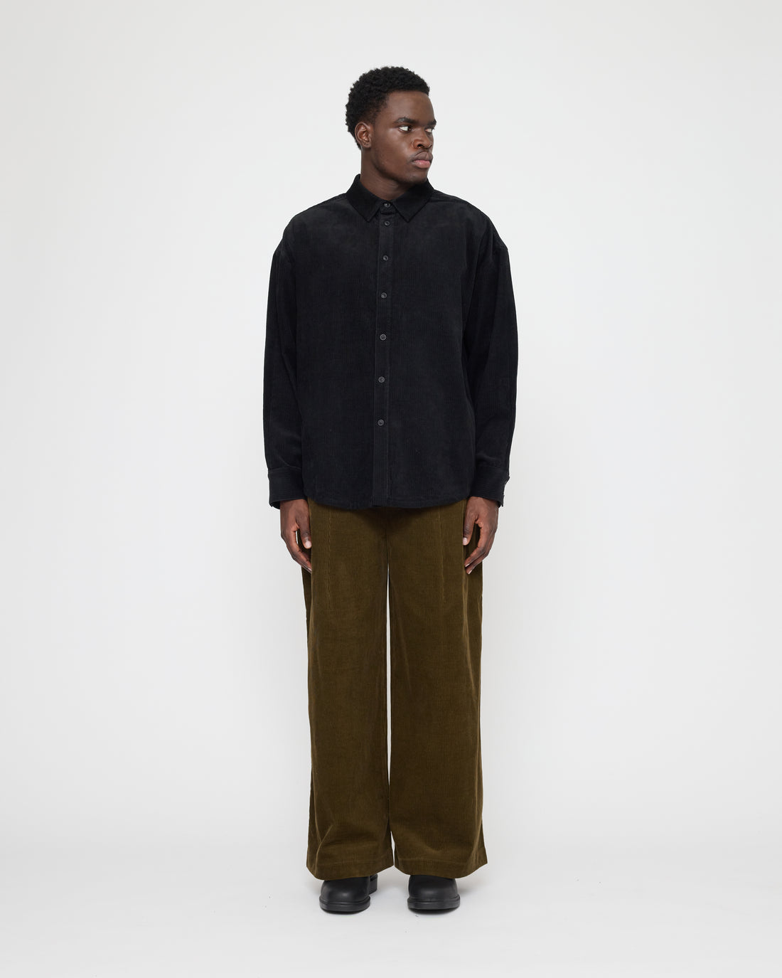 Unisex Dolman Shirt - Corduroy Edition - FW26 - Black Corduroy