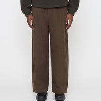 Straight Legged Trouser - FW26 - Taupe Brown