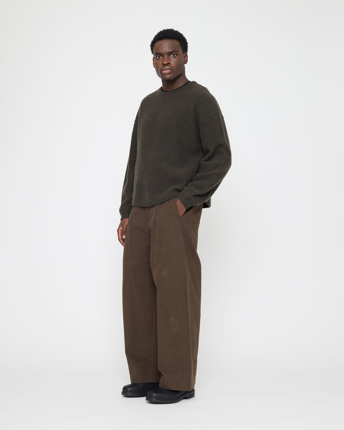 Signature Keepsake Jumper - Olive Brown