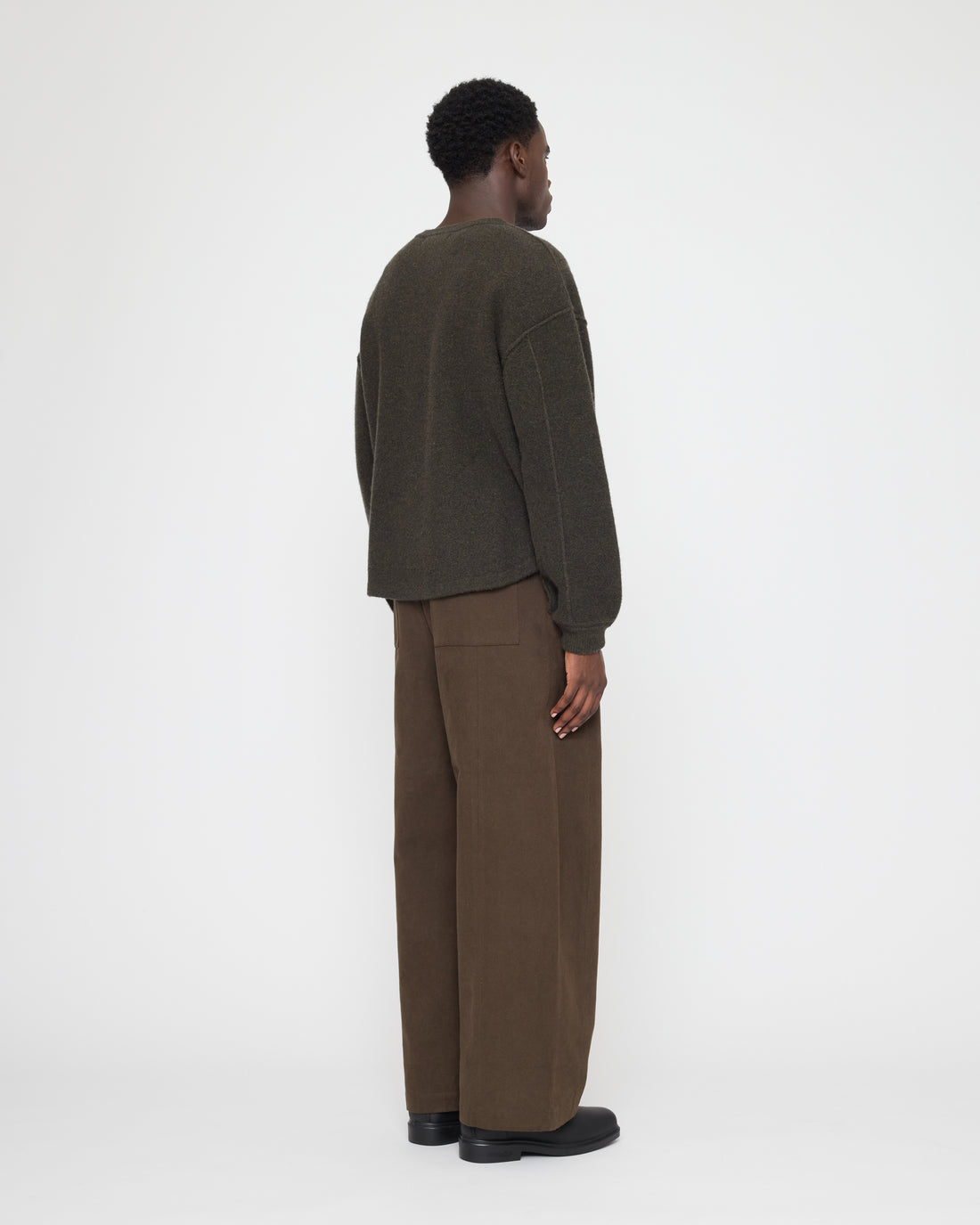 Straight Legged Trouser - FW26 - Taupe Brown
