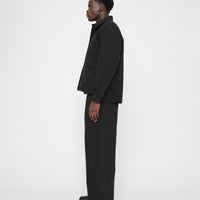 Signature Flat Hem Shirt - Brushed Canvas Edition - Black