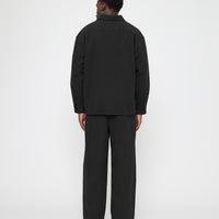 Signature Flat Hem Shirt - Brushed Canvas Edition - Black
