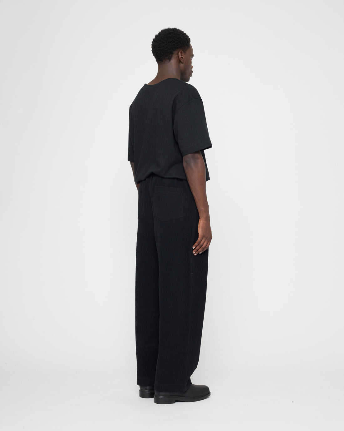 Signature Curve Legged Trouser - Brushed Twill Edition - Black