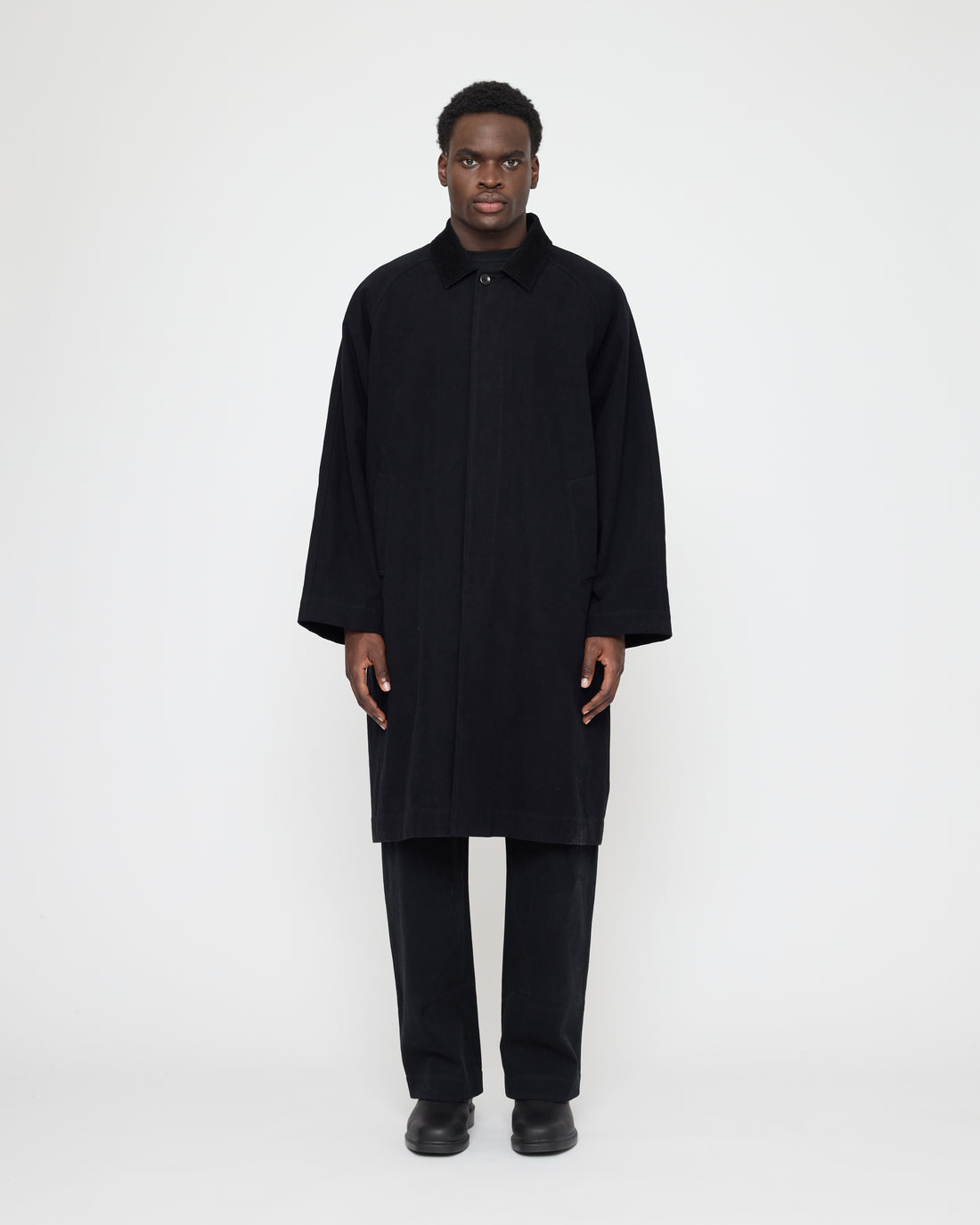 Signature Fall Duster - Brushed Canvas Edition - Black