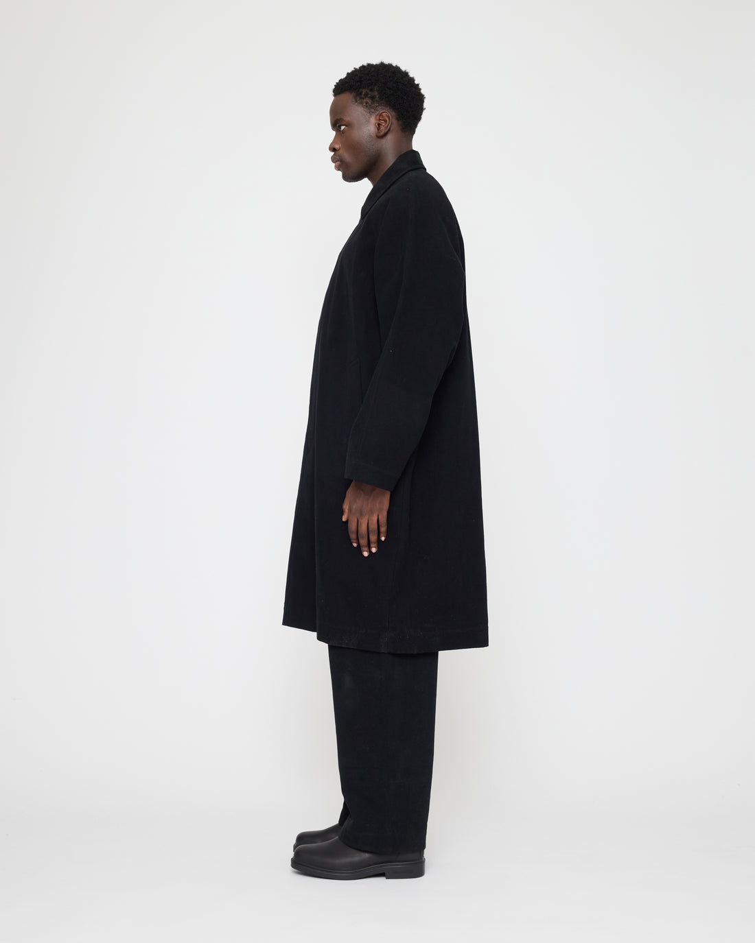 Signature Fall Duster - Brushed Canvas Edition - Black