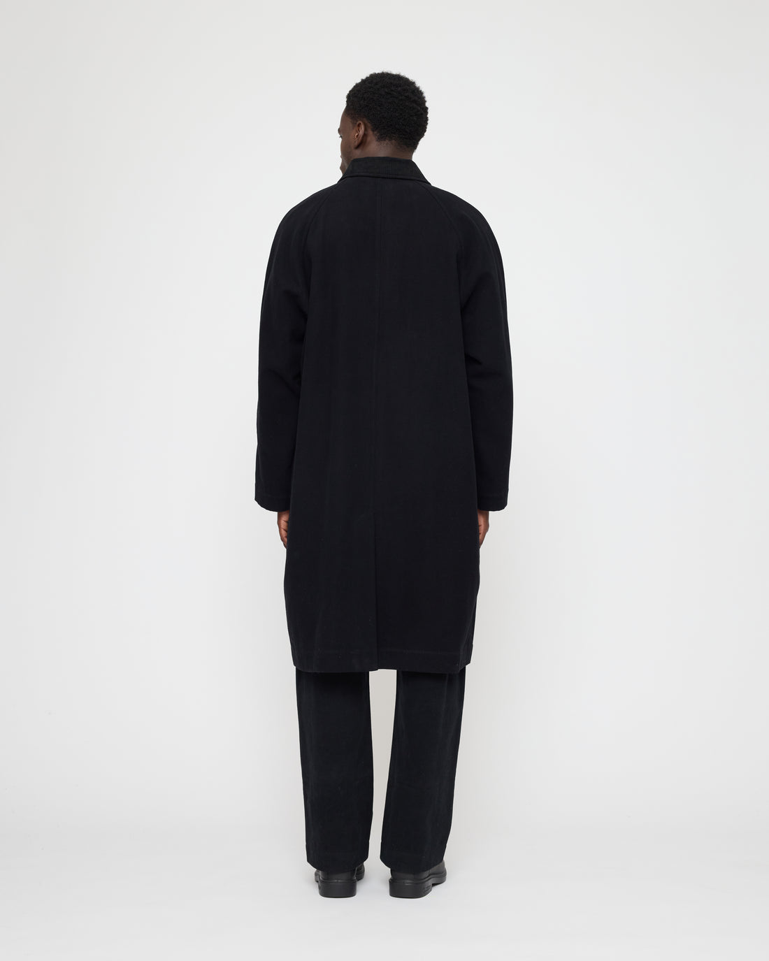 Signature Fall Duster - Brushed Canvas Edition - Black