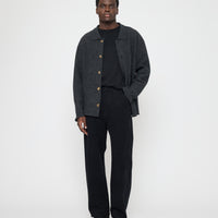 Signature Boiled Wool Shirt - Charcoal