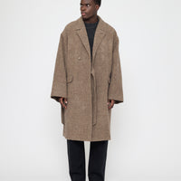 Blazer Wrap Coat - FW26 - Herringbone Clay
