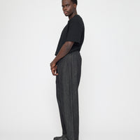 Drop-Crotch Trouser - Soft Denim Edition - FW26 - Black