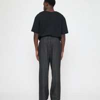 Drop-Crotch Trouser - Soft Denim Edition - FW26 - Black
