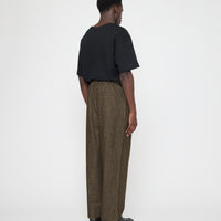 Drop-Crotch Trouser - Soft Denim Edition - FW26 - Olive
