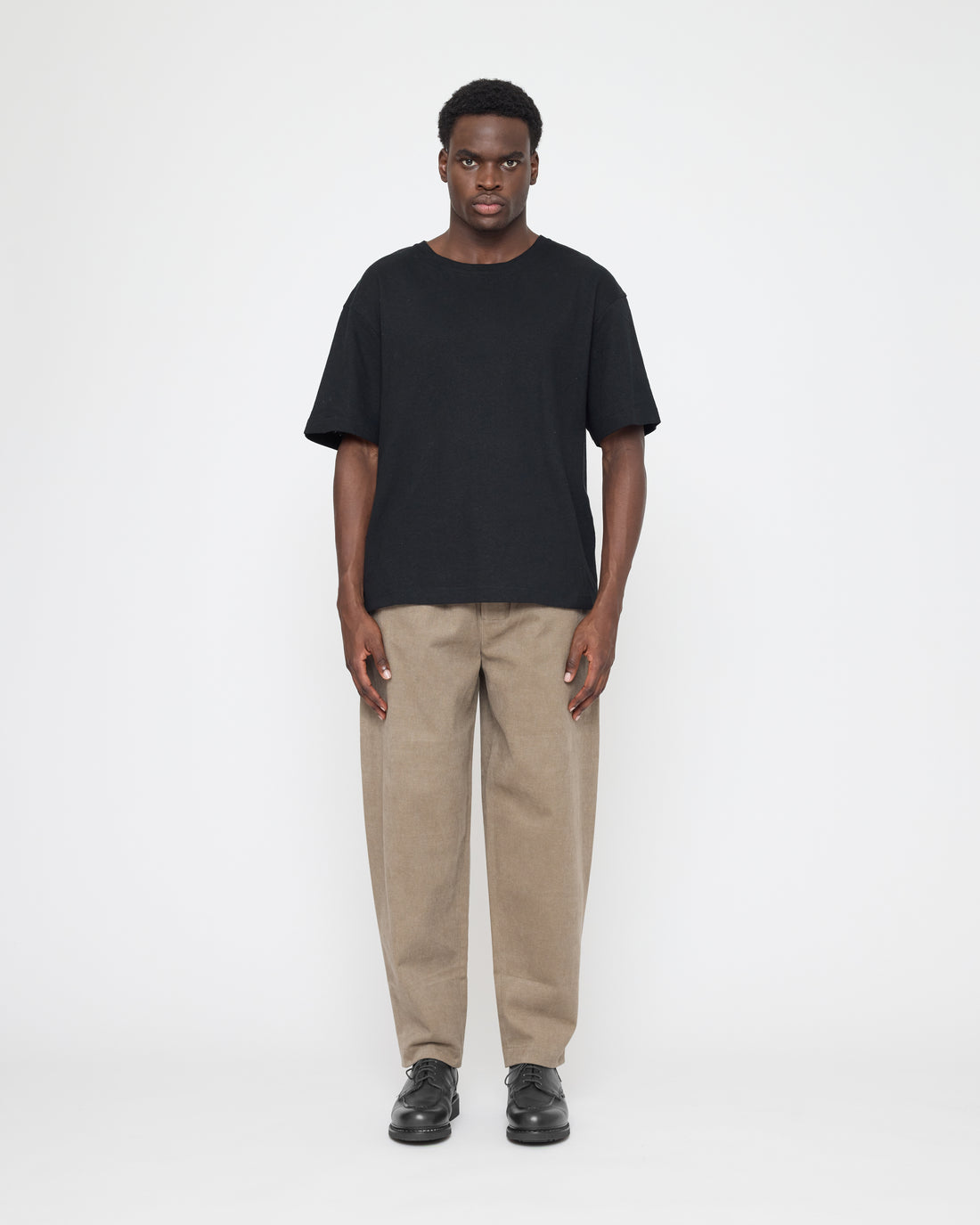 Signature Elastic Pull-Up Trouser - Brushed Twill Edition - Umber