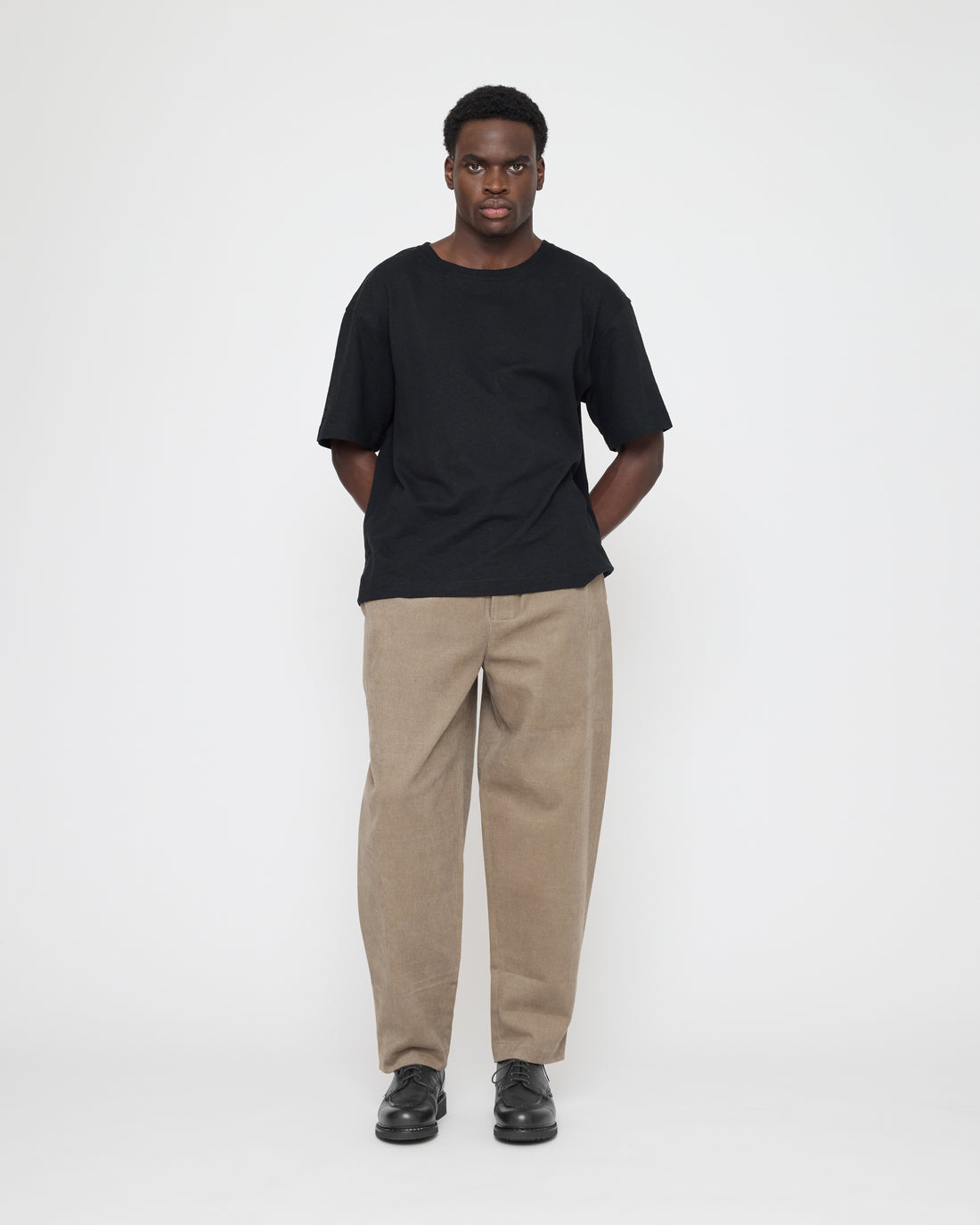 Signature Elastic Pull-Up Trouser - Brushed Twill Edition - Umber