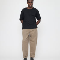 Signature Elastic Pull-Up Trouser - Brushed Twill Edition - Umber