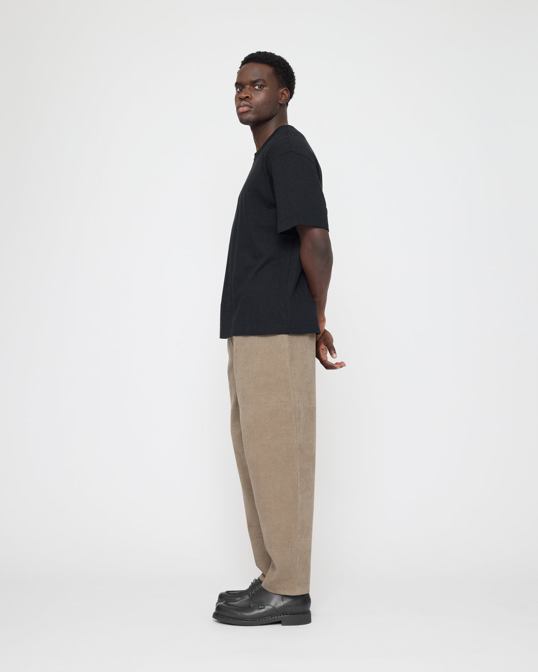 Signature Elastic Pull-Up Trouser - Brushed Twill Edition - Umber