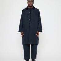 Signature Fall Duster - Brushed Canvas Edition - Navy