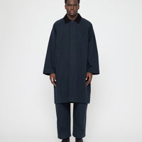 Signature Fall Duster - Brushed Canvas Edition - Navy