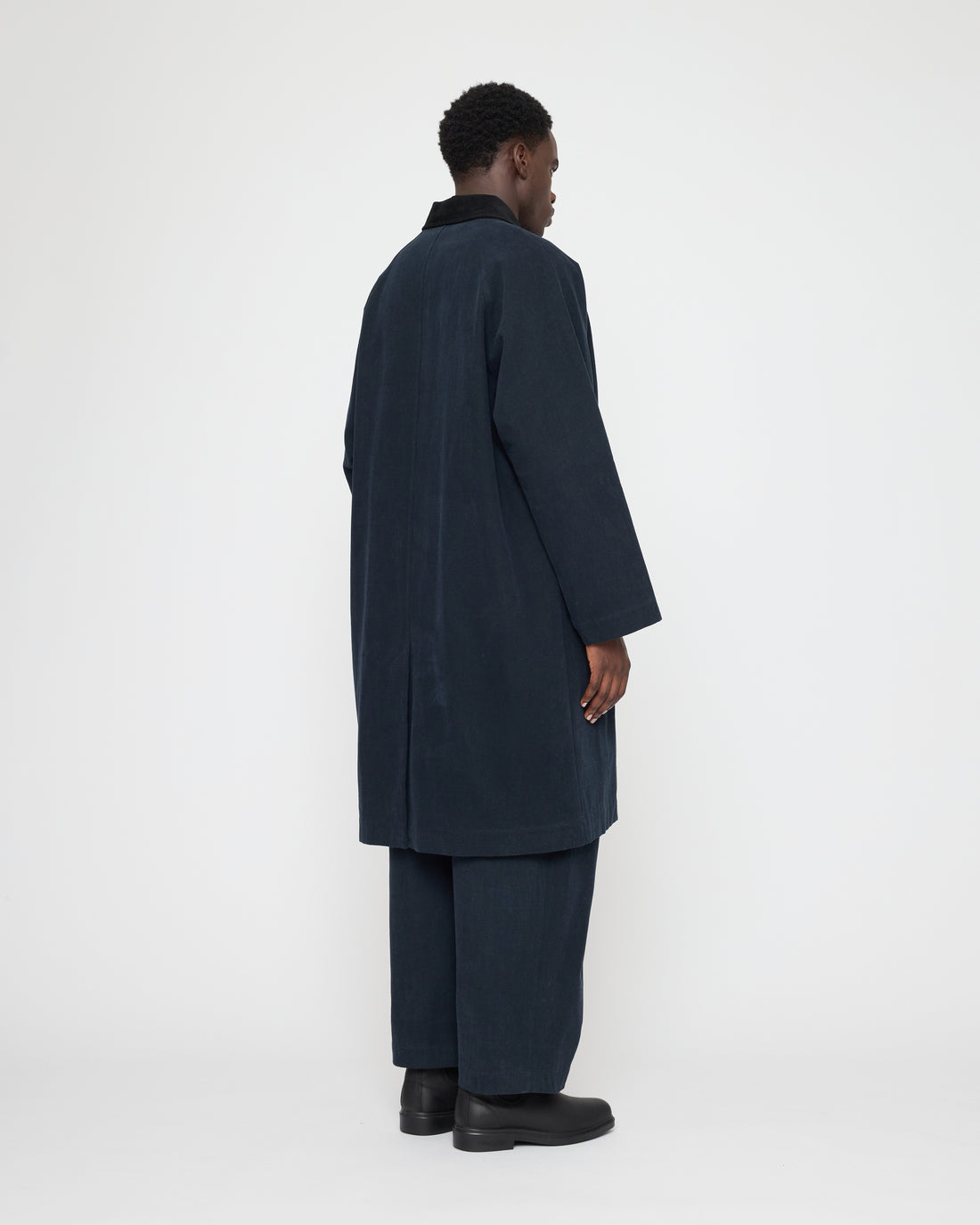 Signature Fall Duster - Brushed Canvas Edition - Navy