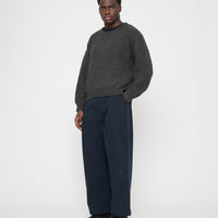 Signature Poet Sleeves Sweater - Yak Edition - Charcoal