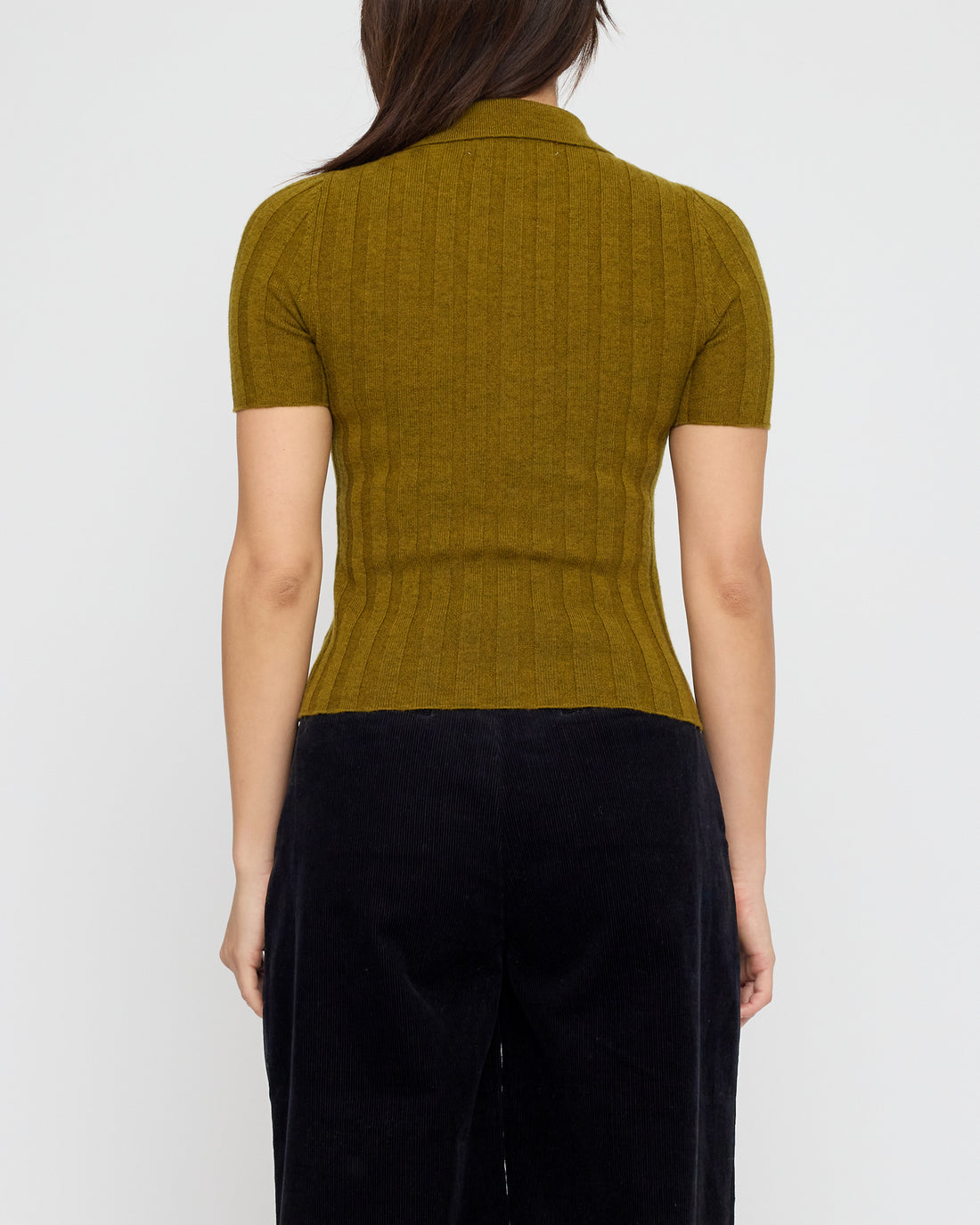 Collared Short Sleeves - FW26 - Kelp