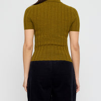 Collared Short Sleeves - FW26 - Kelp