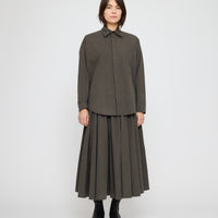 Cocoon Dress Shirt - FW26 - Olive