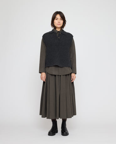 Polo Vest Pullover - FW26 - Charcoal