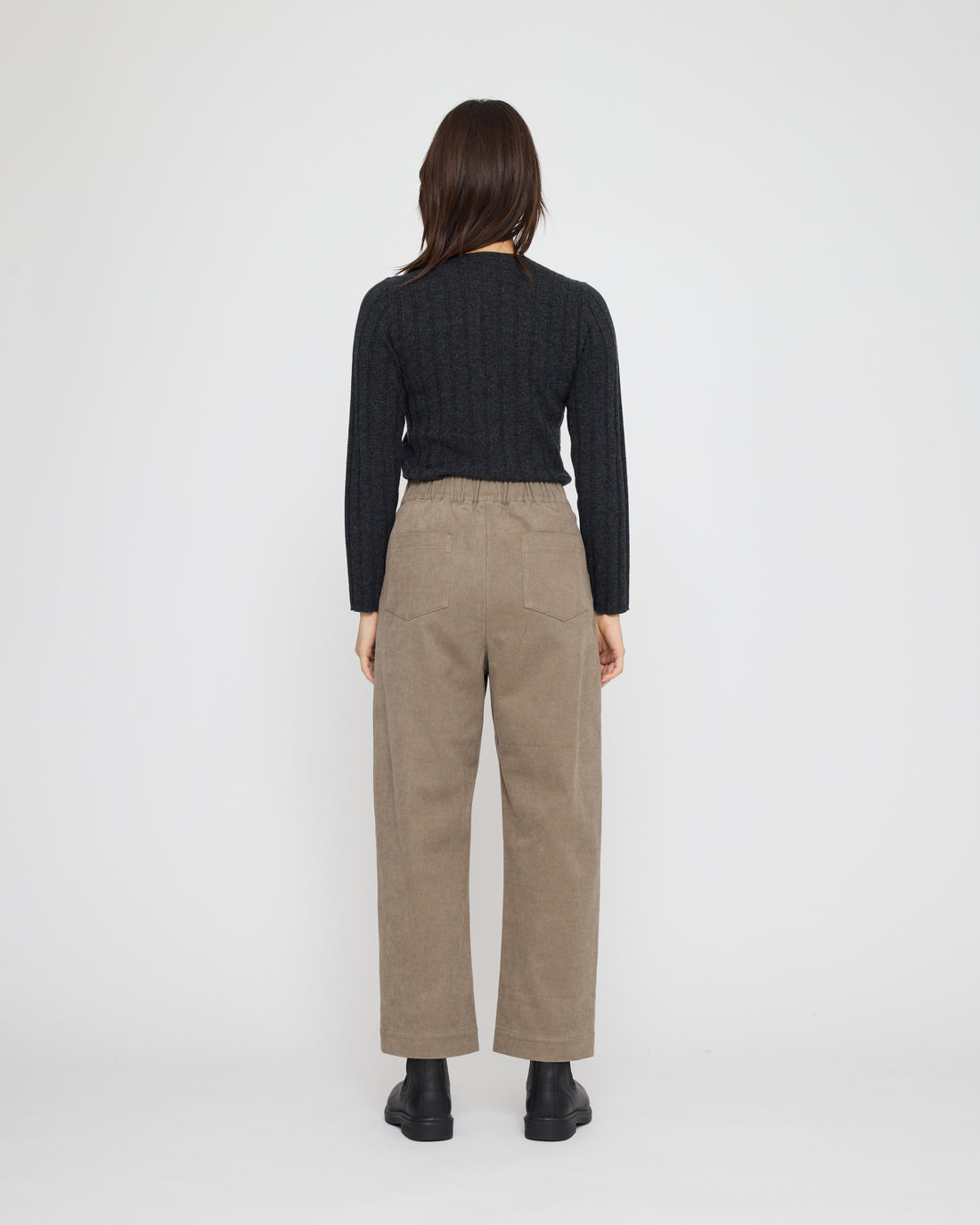 Signature Curve Legged Trouser - Brushed Twill Edition - Umber
