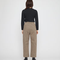 Signature Curve Legged Trouser - Brushed Twill Edition - Umber