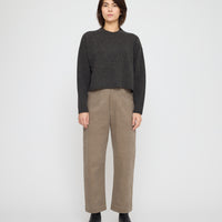 Signature Relaxed Mockneck - Yak Edition - Charcoal