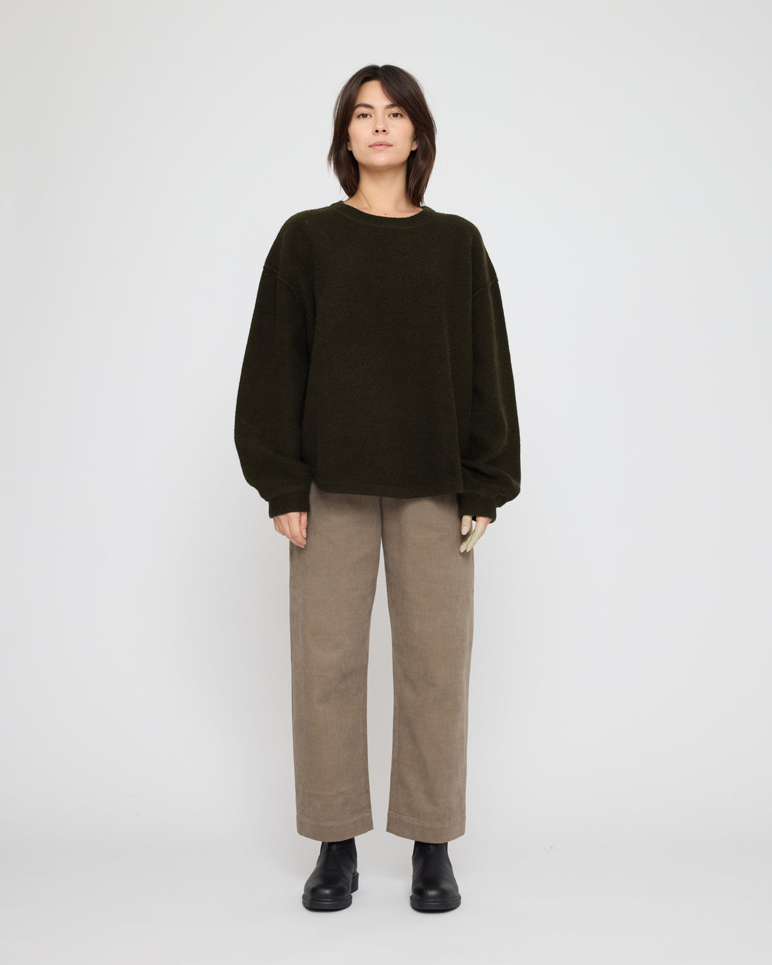 Signature Keepsake Jumper - Olive Brown