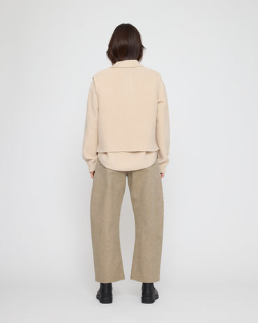 Polo Vest Pullover - FW26 - Off-White