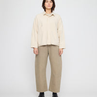 Signature Panel Pockets Shirt Jacket - Brushed Canvas Edition - Off-White