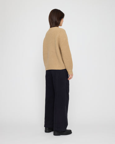 Chunky Poet Sleeves Sweater - FW26 - Caramel