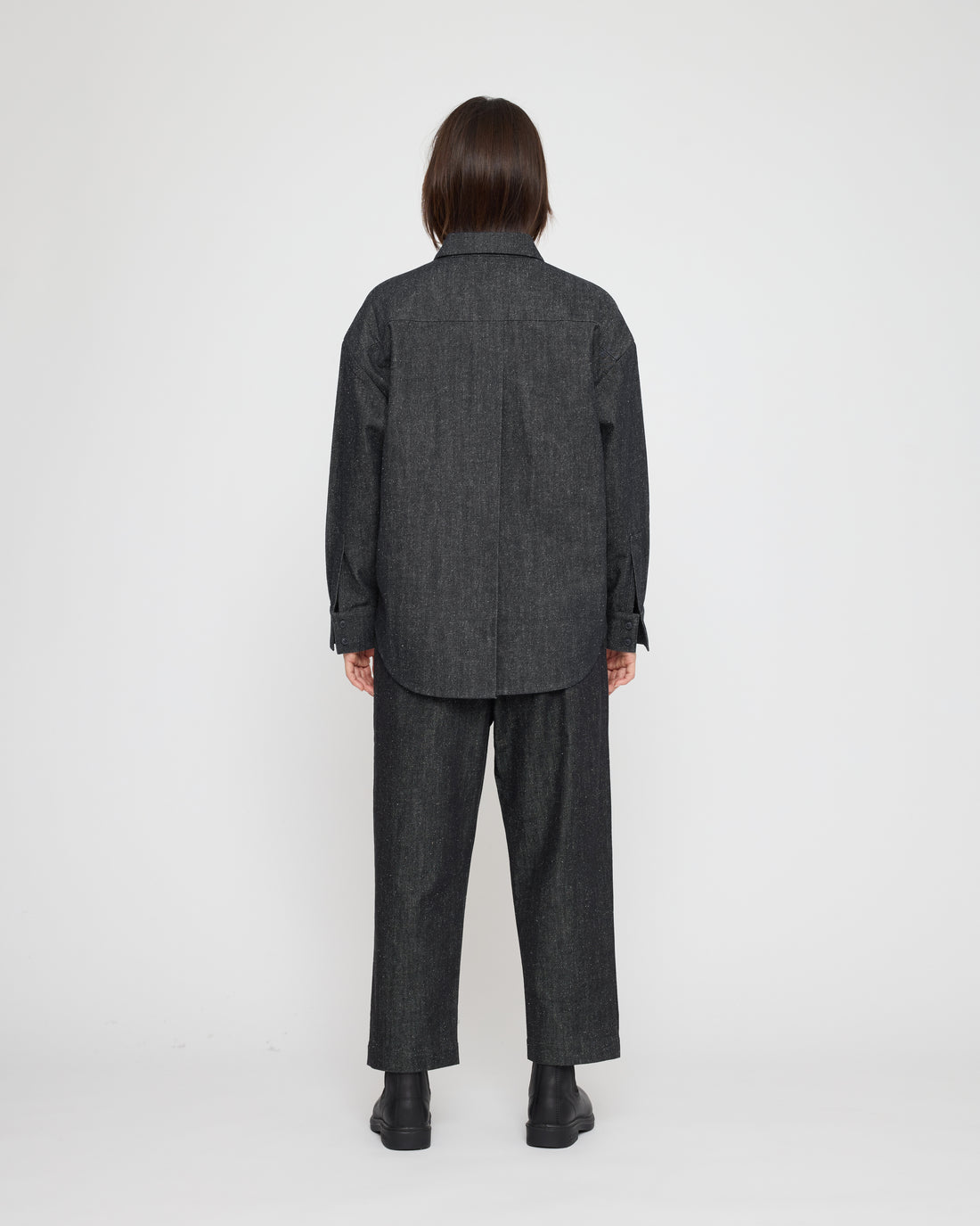 Unisex Dolman Shirt - Soft Denim Edition - FW26 - Black
