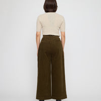 Ribbed Short Sleeves - FW26 - Sand Beige
