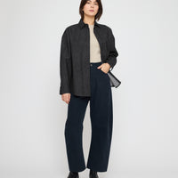 Unisex Dolman Shirt - Soft Denim Edition - FW26 - Black