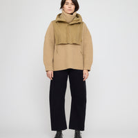 Waxed Hooded Vest - FW26 - Tan