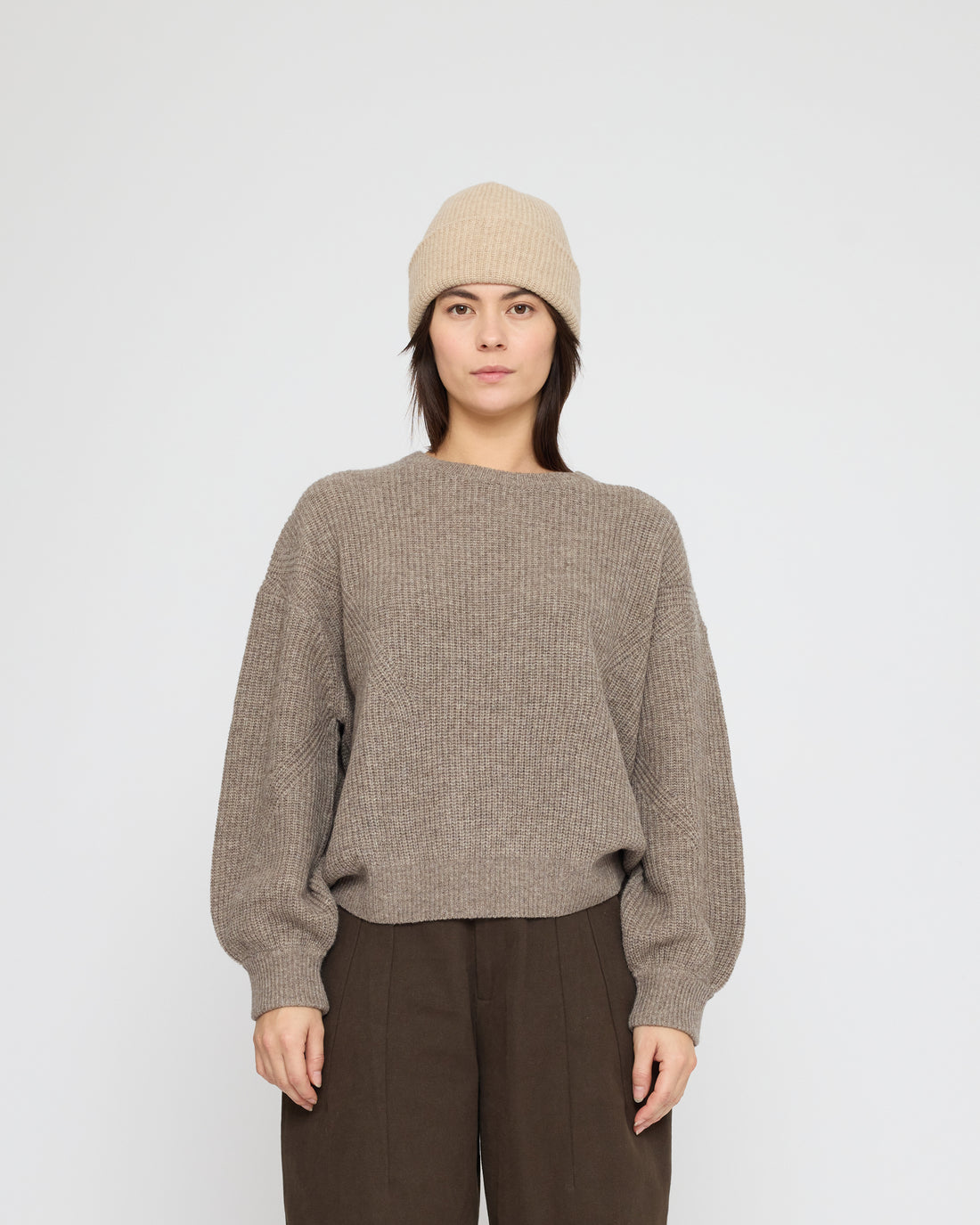 Signature Yak Beanie - Almond