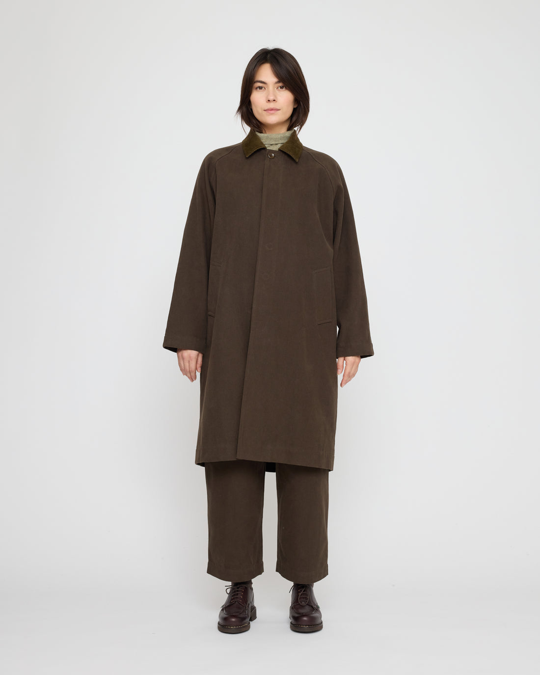 Signature Fall Duster - Brushed Canvas Edition - Taupe Brown