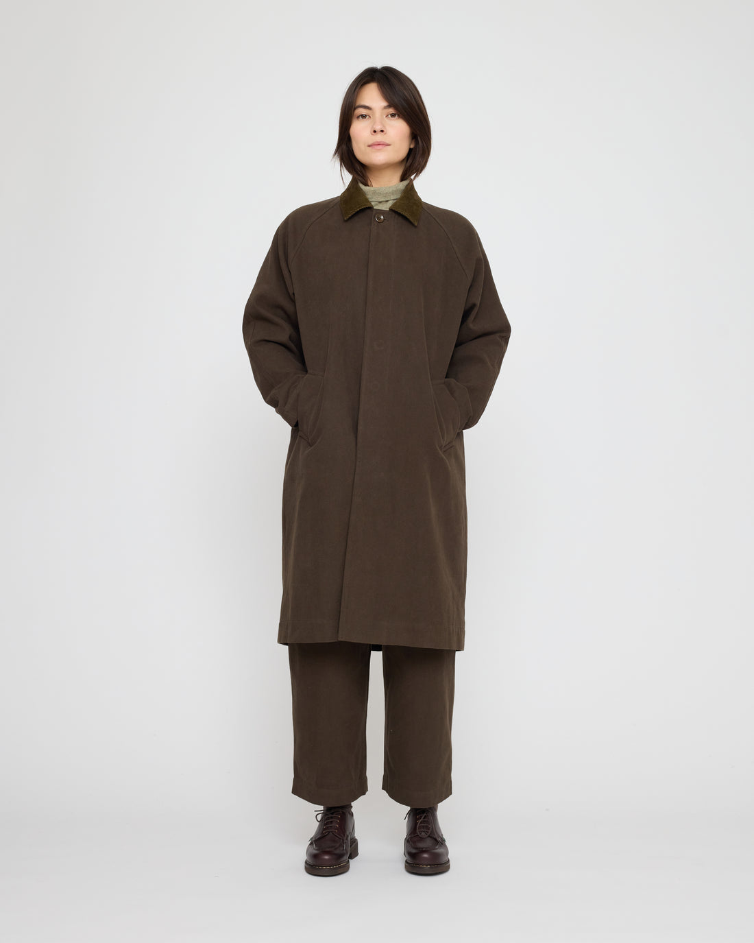 Signature Fall Duster - Brushed Canvas Edition - Taupe Brown