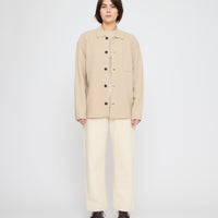 Signature Boiled Wool Shirt - Beige