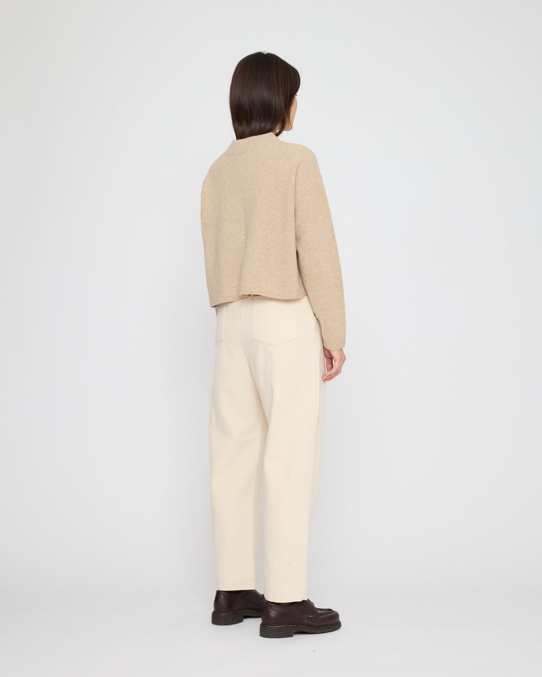 Signature Relaxed Mockneck - Yak Edition - Almond